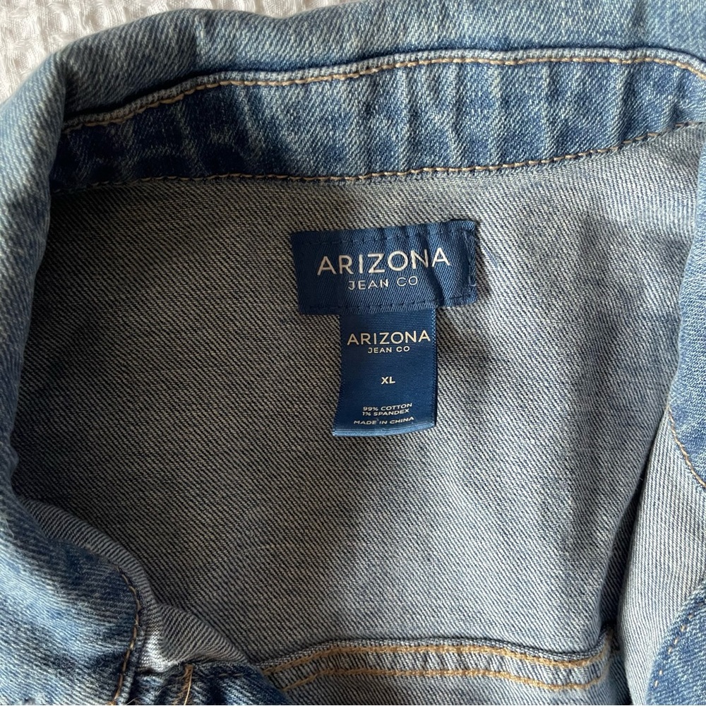 Distressed Patchwork Denim Jacket - image 3
